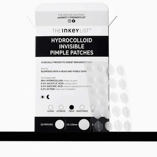 Parches para acné Hydrocolloid Invisible Pimple Patches + Salicylic Acid - The INKEY List