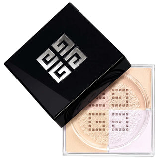 Polvo fijador Prisme Libre Illuminating & Color Correcting Loose Powder - Givenchy vista frontal con fondo blanco.
