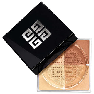 Polvo fijador Prisme Libre Illuminating & Color Correcting Loose Powder - Givenchy vista frontal con fondo blanco.