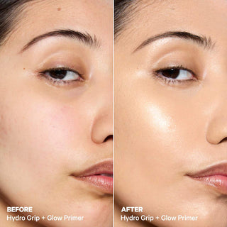 Hydro Grip + Glow: Prebase iluminadora con perlas reflectantes de luz - MILK MAKEUP