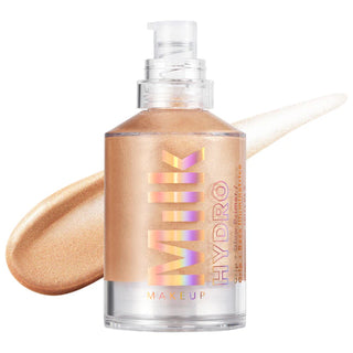 Hydro Grip + Glow: Prebase iluminadora con perlas reflectantes de luz - MILK MAKEUP