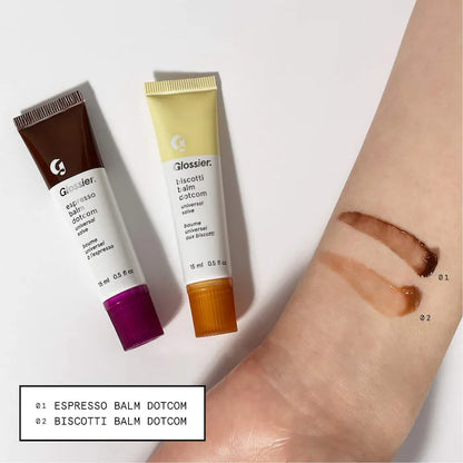 Set de Labial hidratante Biscotti and Espresso Balm Dotcom Duo - Glossier