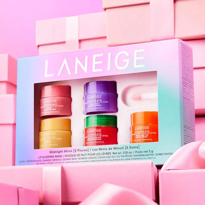 Kit de mascarillas labiales Midnight Minis Lip Set - LANEIGE