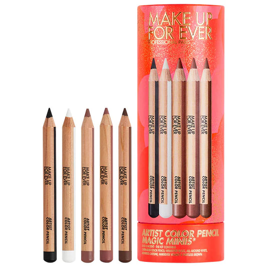 Mini Artist Color Pencil Lipliner & Eyeliner set - MAKE UP FOR EVER