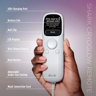 CryoGlow™ Cooling + LED Face Mask & Facial Glow - Shark Beauty