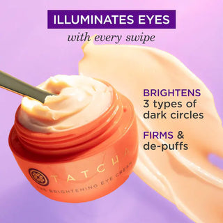 Crema iluminadora para el contorno de ojos con vitamina C The Brightening Eye Cream  - Tatcha
