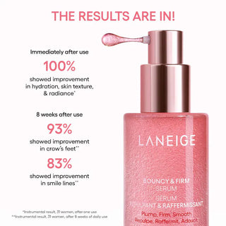 Serum facial Bouncy & Firm Radiance Boosting with Peony & Collagen Complex - LANEIGE