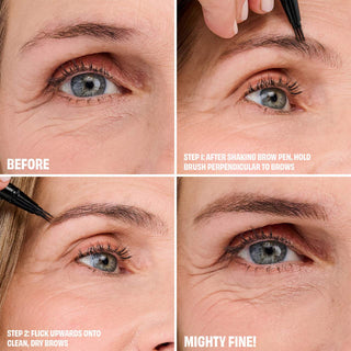 Lápiz para cejas Mighty Fine Waterproof Brow Pen - Benefit Cosmetics