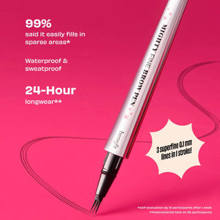 Lápiz para cejas Mighty Fine Waterproof Brow Pen - Benefit Cosmetics