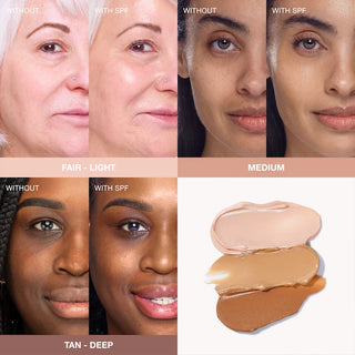 Protector solar facial Mineral Sun Glow Broad Spectrum Sunscreen SPF 43 PA +++ con péptidos y vitamina C - INNBEAUTY PROJECT