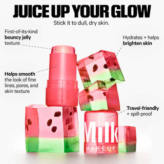 Watermelon Jelly: Sérum iluminador con péptidos en barra - MILK MAKEUP