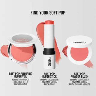 Rubor en barra Soft Pop Blush Stick - MAKEUP BY MARIO