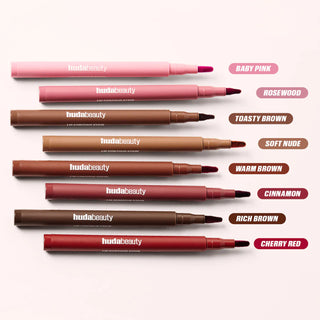 Delineador de labios Lip Contour Lip Stain for 12-Hour Wear - HUDA BEAUTY
