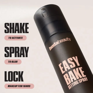 Fijador de Maquillaje Easy Bake Blurring Setting Spray with 16-Hour Wear - HUDA BEAUTY