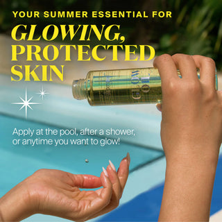 Glow Oil SPF 50 Body Oil con Coco, Vainilla & Fig - Supergoop!