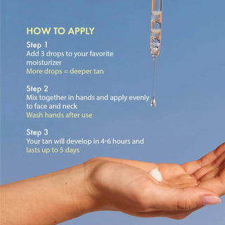 Autobronceador facial Self-Tan Face Drops - Isle of Paradise