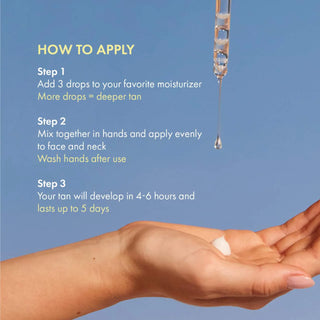 Autobronceador facial Self-Tan Face Drops - Isle of Paradise