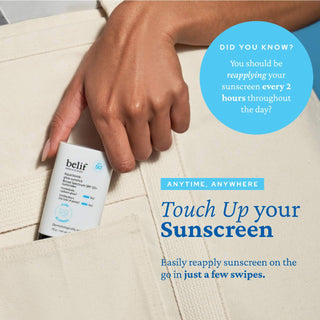 Protector solar facial Aqua Bomb Korean Glow Sunstick SPF +50 - belif