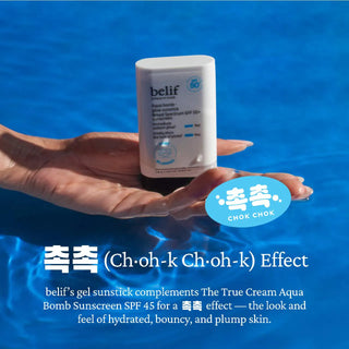 Protector solar facial Aqua Bomb Korean Glow Sunstick SPF +50 - belif