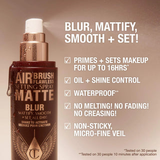 Fijador de Maquillaje Airbrush Flawless Matte Blurring & Waterproof Setting Spray - Charlotte Tilbury