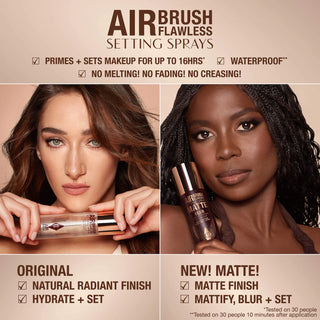 Fijador de Maquillaje Airbrush Flawless Matte Blurring & Waterproof Setting Spray - Charlotte Tilbury