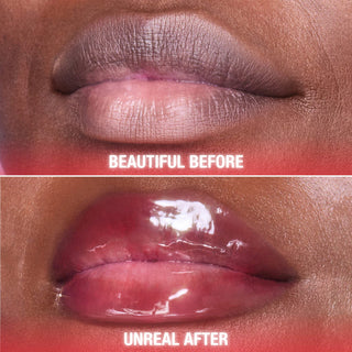 Labial Unreal Lips Healthy Glow Nectar Lip Oil + Hyaluronic Acid & Vitamin E - Charlotte Tilbury