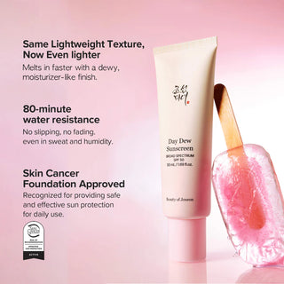 Protector solar facial Day Dew Sunscreen Lightweight SPF 50 - Beauty of Joseon