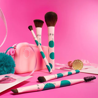 Set de Brochas 5-Piece Face and Eye Brush Set - SEPHORA COLLECTION