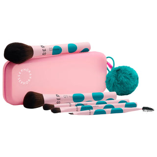 Set de Brochas 5-Piece Face and Eye Brush Set - SEPHORA COLLECTION