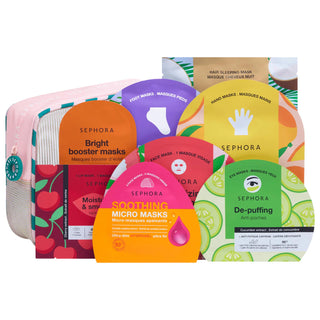 Set de 8 Mascarillas + Necessaire - SEPHORA COLLECTION