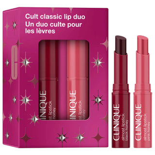 Mini Cult Classic Pink & Black Honey Lip Gift Set - CLINIQUE