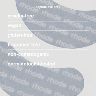 Parches de hidrogel Peptide Eye Prep Depuffing Eye Patches - rhode