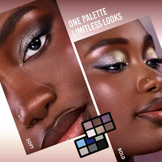 Paleta Full face LIGHTWORK VII The Freedom Makeup Palette: Magnetica, Customizable, Apilable - Danessa Myricks