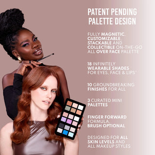 Paleta Full face LIGHTWORK VII The Freedom Makeup Palette: Magnetica, Customizable, Apilable - Danessa Myricks