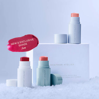 Mini Baby Cheeks Lip + Cheek Cream Blush Stick Trio Gift Set - Westman Atelier