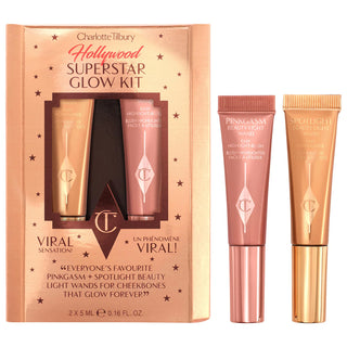 Mini Hollywood Superstar Beauty Highlighter Wand Duo Gift Set - Charlotte Tilbury