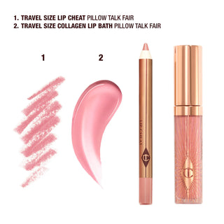 Mini Pillow Talk Glossy Lip Duos Set - Charlotte Tilbury