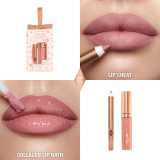 Mini Pillow Talk Glossy Lip Duos Set - Charlotte Tilbury