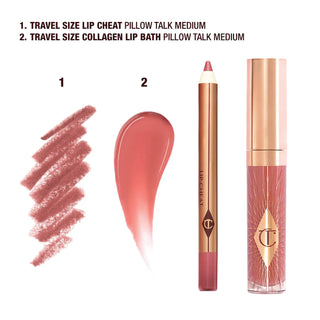 Mini Pillow Talk Glossy Lip Duos Set - Charlotte Tilbury