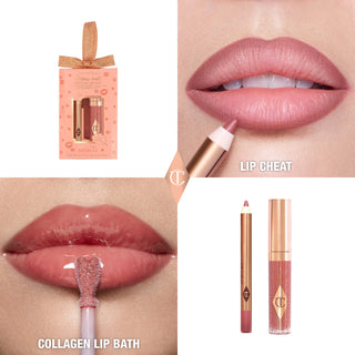 Mini Pillow Talk Glossy Lip Duos Set - Charlotte Tilbury