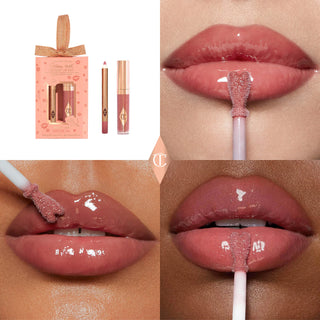 Mini Pillow Talk Glossy Lip Duos Set - Charlotte Tilbury