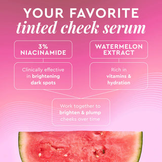 Rubor en sérum iluminador Watermelon Glow Niacinamide Dewy Flush  - Glow Recipe