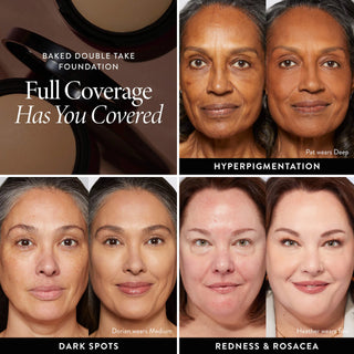 Base de Maquillaje en Polvo Double Take Full Coverage Baked - Laura Geller