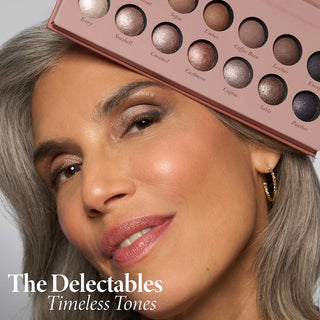 Paleta de Sombras The Delectables Baked Eyeshadow Palette Tonos atemporales - Laura Geller