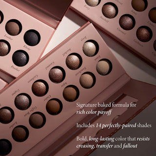 Paleta de Sombras The Delectables Baked Eyeshadow Palette Tonos atemporales - Laura Geller