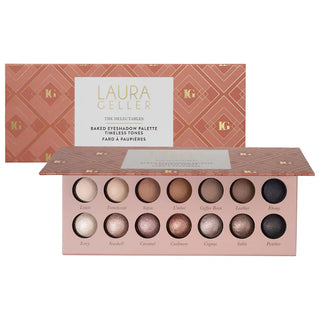 Paleta de Sombras The Delectables Baked Eyeshadow Palette Tonos atemporales - Laura Geller