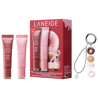 Set de bálsamos labiales Glaze Craze Donut Delight Hydrating Tinted Lip Serum Duo - LANEIGE