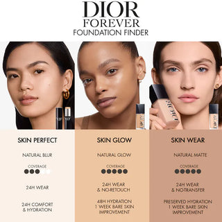 Base de maquillaje Forever Skin Glow Liquid Foundation 24HR Wear - DIOR