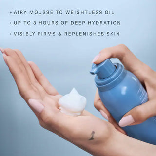 Find Comfort: Feel Seen — Mousse Corporal Hidratante que se transforma en Aceite ultraligero- Rare Beauty