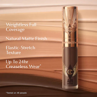 Corrector Airbrush Flawless — efecto difuminado de larga duración a prueba de arrugas con Ácido Hialurónico - Charlotte Tilbury